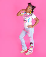 Bubble Pop Denim Set – Retro Remix Edition