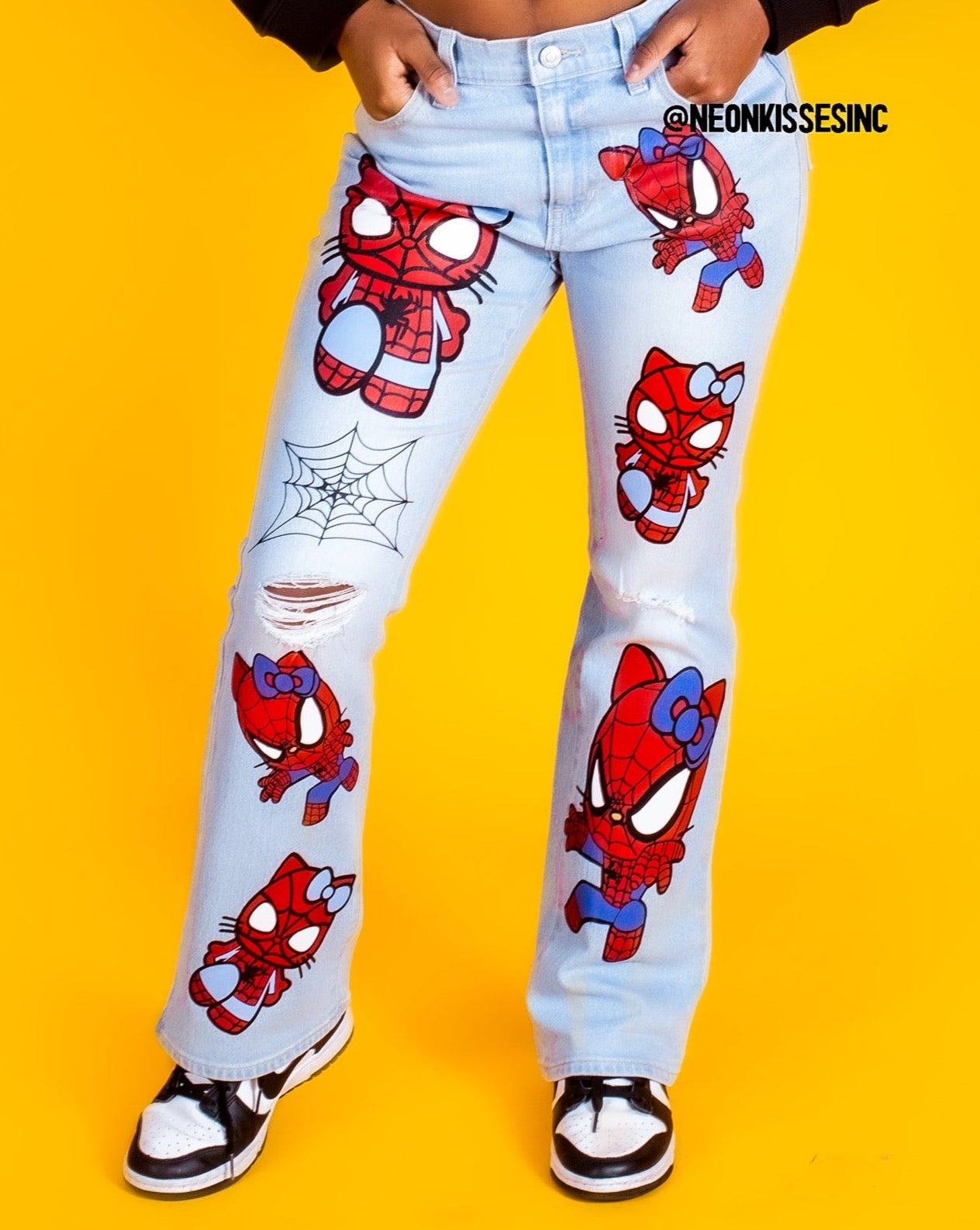 Hello Kitty Spider Girl Jeans