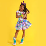 Unicorn Power Skirt Set