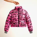 Cropped Mini Boss Sequin Puffer Coat - Closet