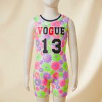 Flower Sequin Unitard - Closet