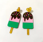 3 layer popsicle Earrings