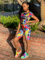 Candy Biker Short Set - neonkissesinc.com