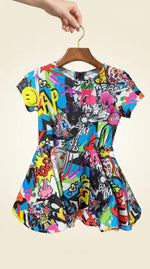 Cartoon Baby Doll Dress - Closet, size 2Y