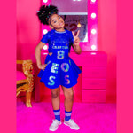 Custom Royal Blue Jumper Dress-Jumpers-neonkissesinc.com