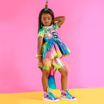 Custom Unicorn Tail Feather Shirt & shorts - neonkissesinc.com