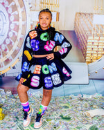 Neon Kisses Balloon Letters Skirt Set - neonkissesinc.com