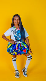 Neon Kisses Stacks Bubble Skirt Set