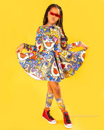 Pretty Masquerade Baby Doll Dress-Skirts-neonkissesinc.com