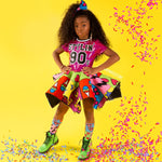 Stylin 90s Sequin Pin Wheel Dress-Dresses-neonkissesinc.com