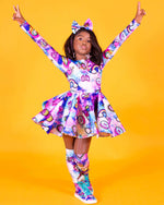 Unicorn Baby Doll Dress-Skirts-neonkissesinc.com