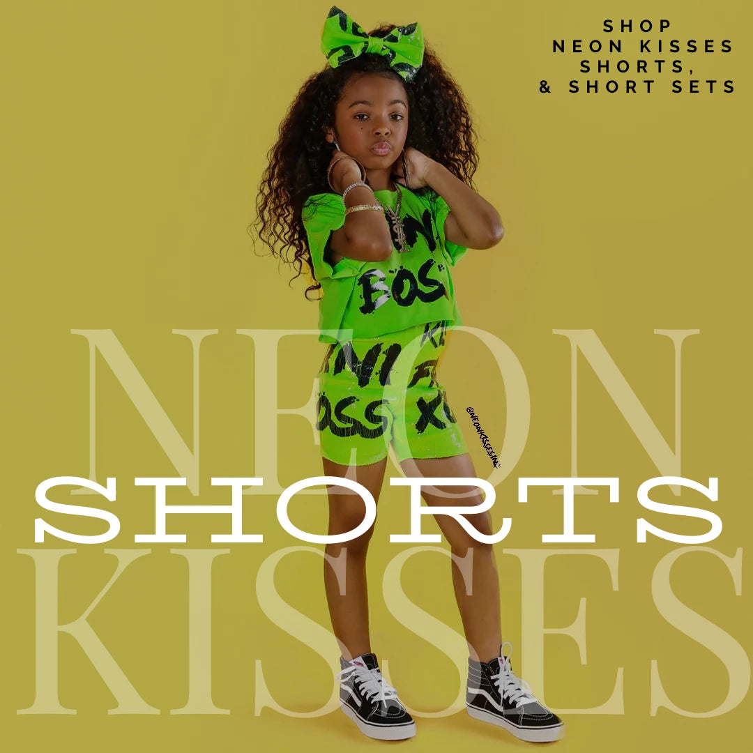 Neon Kisses Shorts