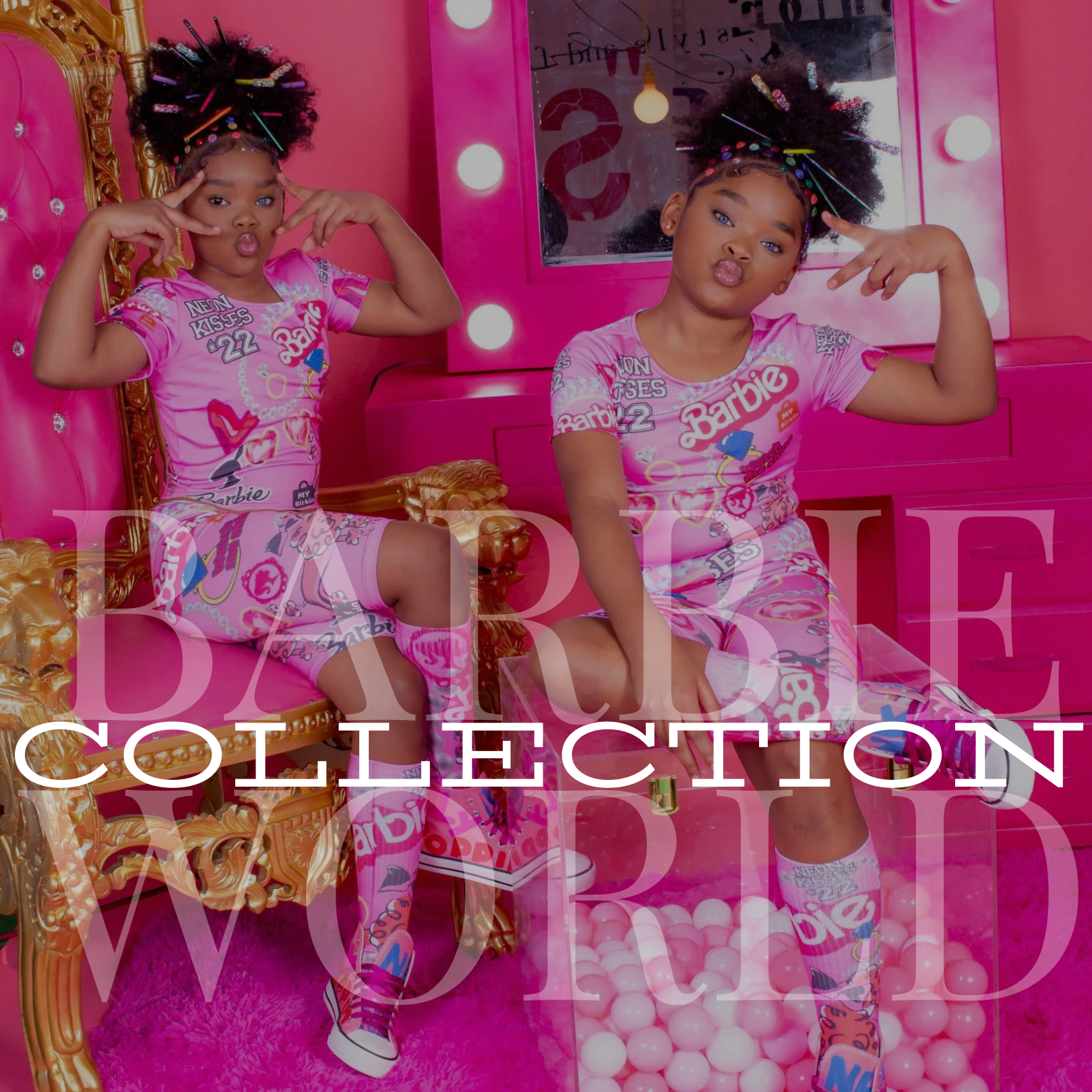 Neon Kisses Barbie World Collection