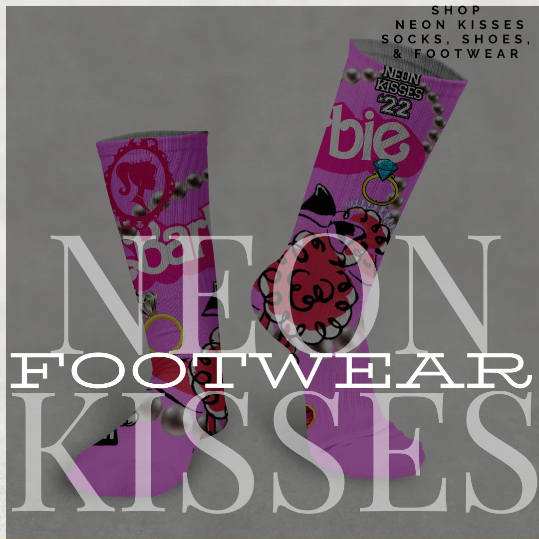 Neon Kisses Shoes & Socks