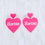 Barbie Heart Earrings