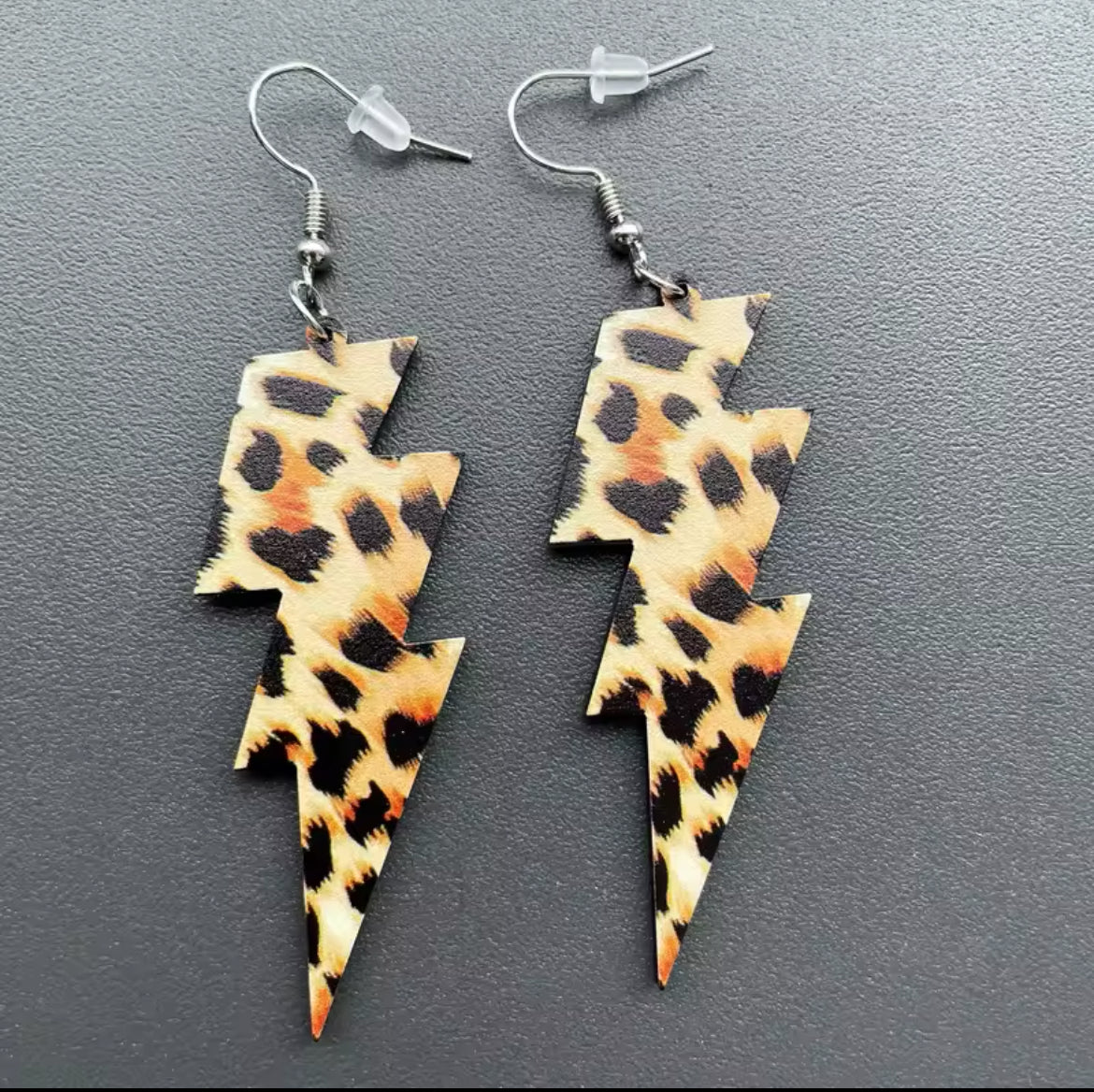 Cheetah Bolt Earrings