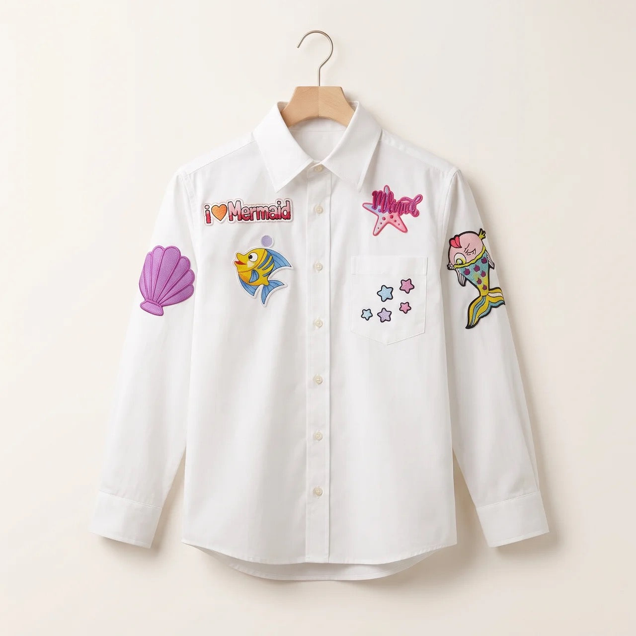 Mermaid button up - Closet
