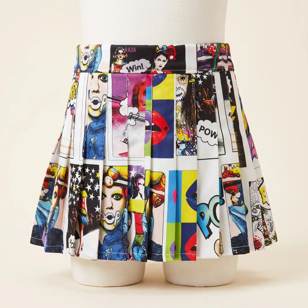 Pop Art Mini Skirt - Closet