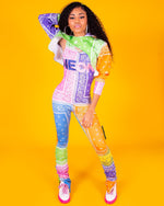 Bandana Stacked Unitard - neonkissesinc.com