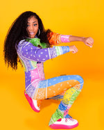 Bandana Stacked Unitard - neonkissesinc.com