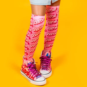 Barbie Monogram knee high sock