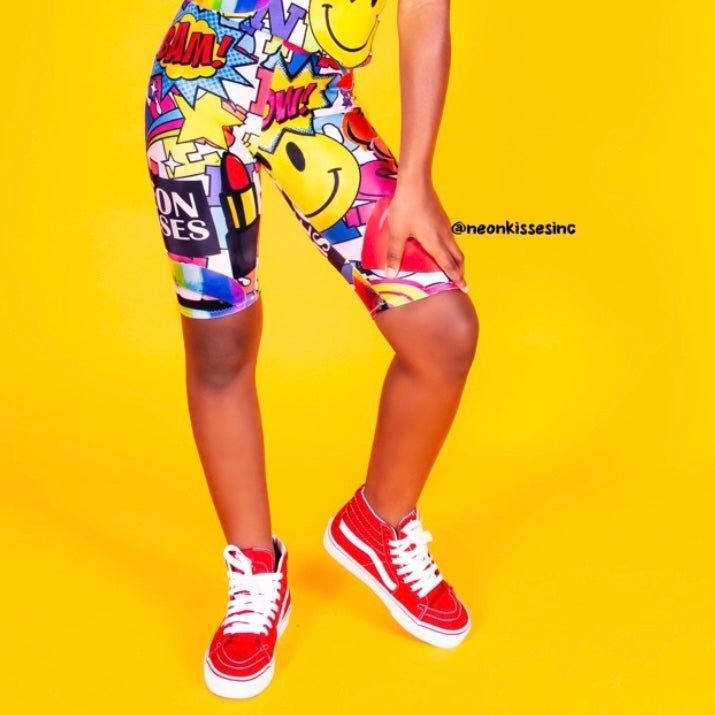 Candy Biker Short Set - neonkissesinc.com