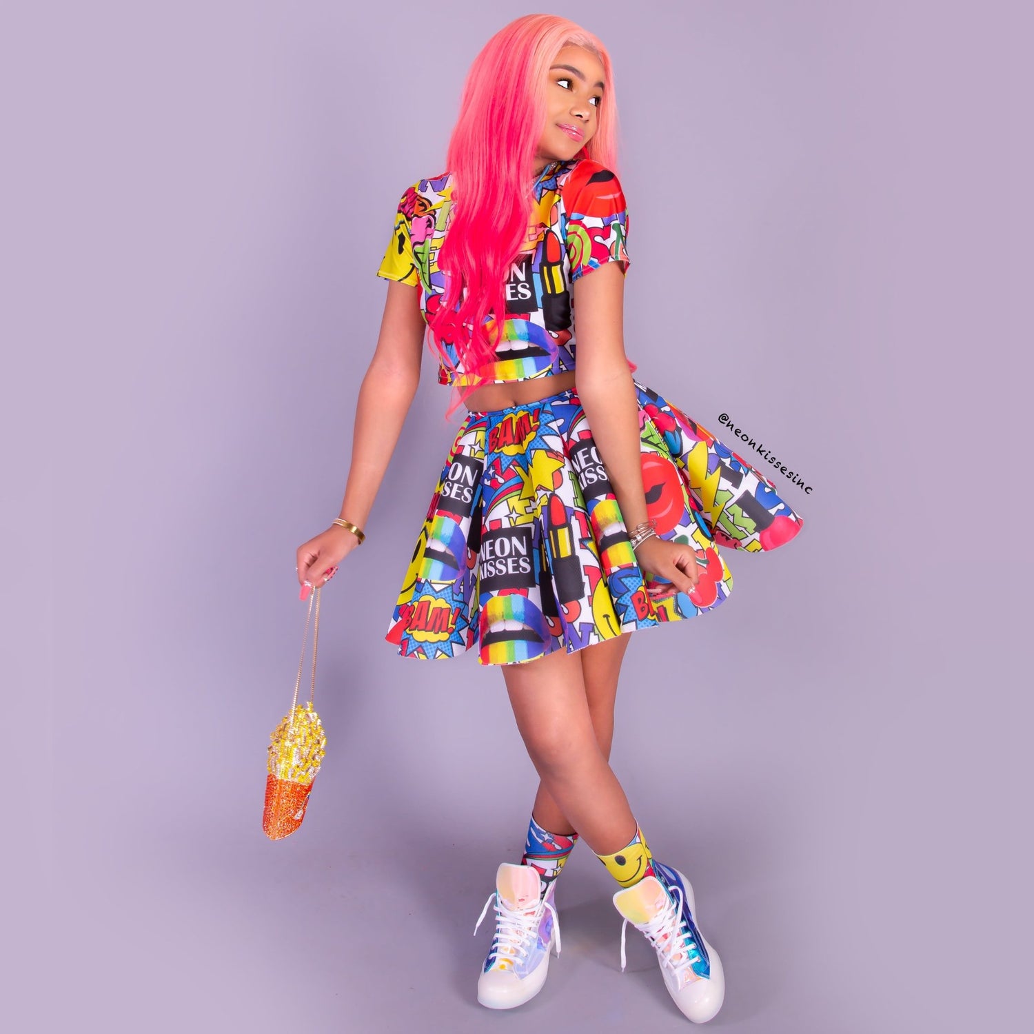 Candy Skirt Set - neonkissesinc.com