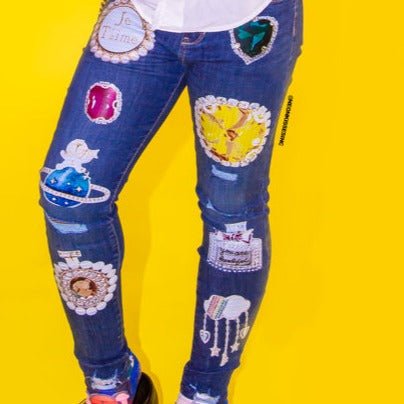 Croc Jibbets Jeans - neonkissesinc.com