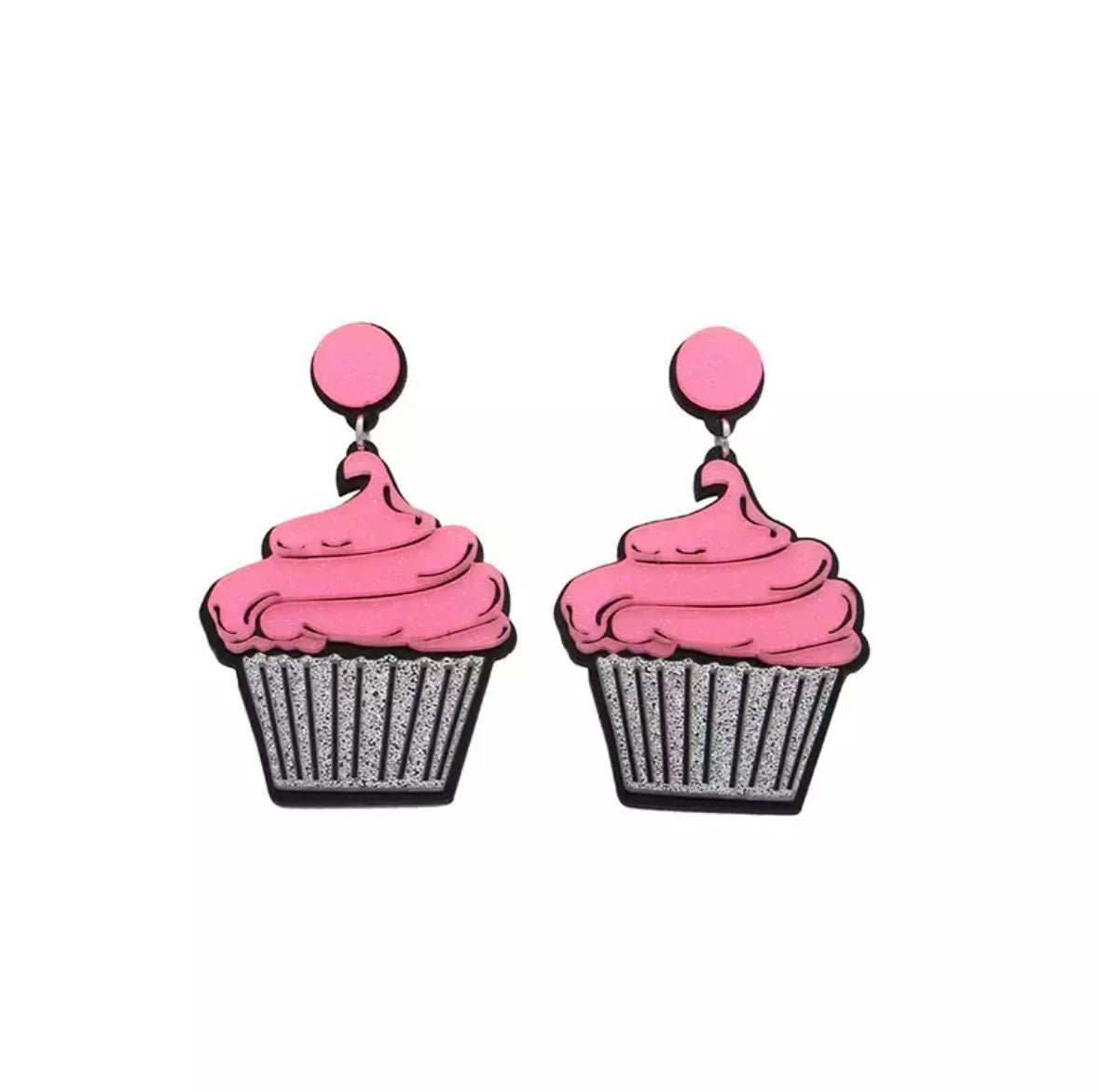 Cupcake Earrings - neonkissesinc.com