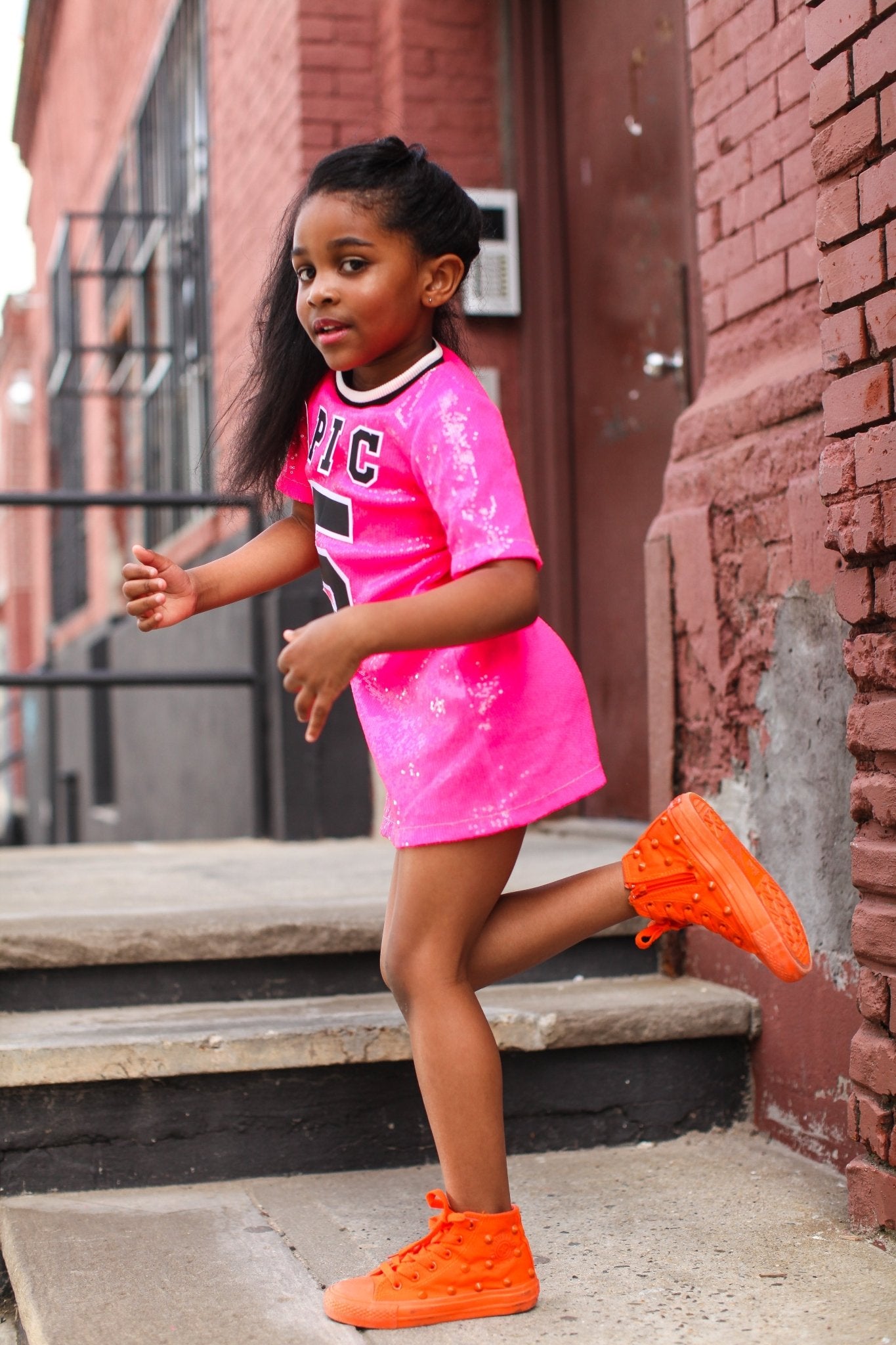 Sequin jersey dress custom sales