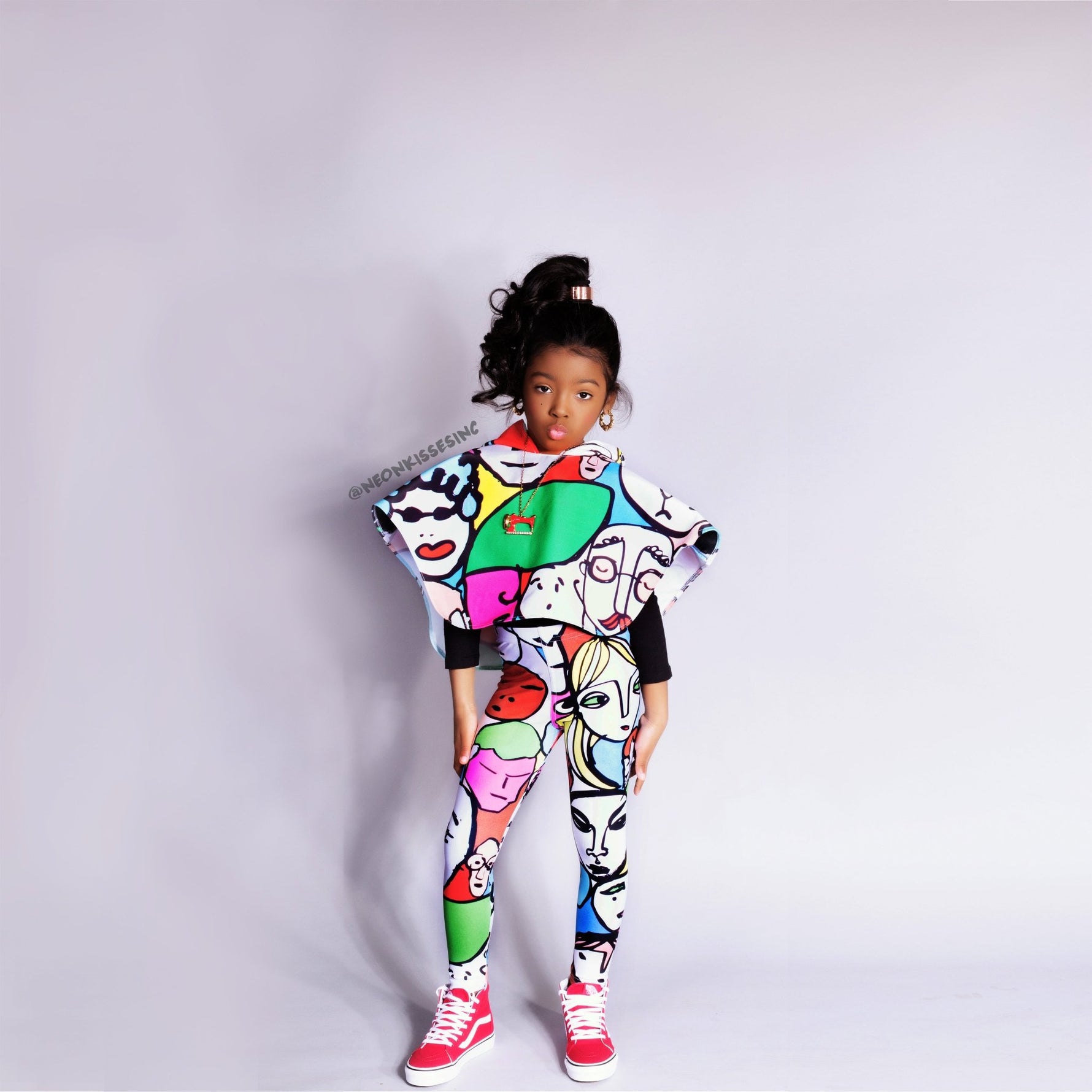 Kid's art class leggings - neonkissesinc.com