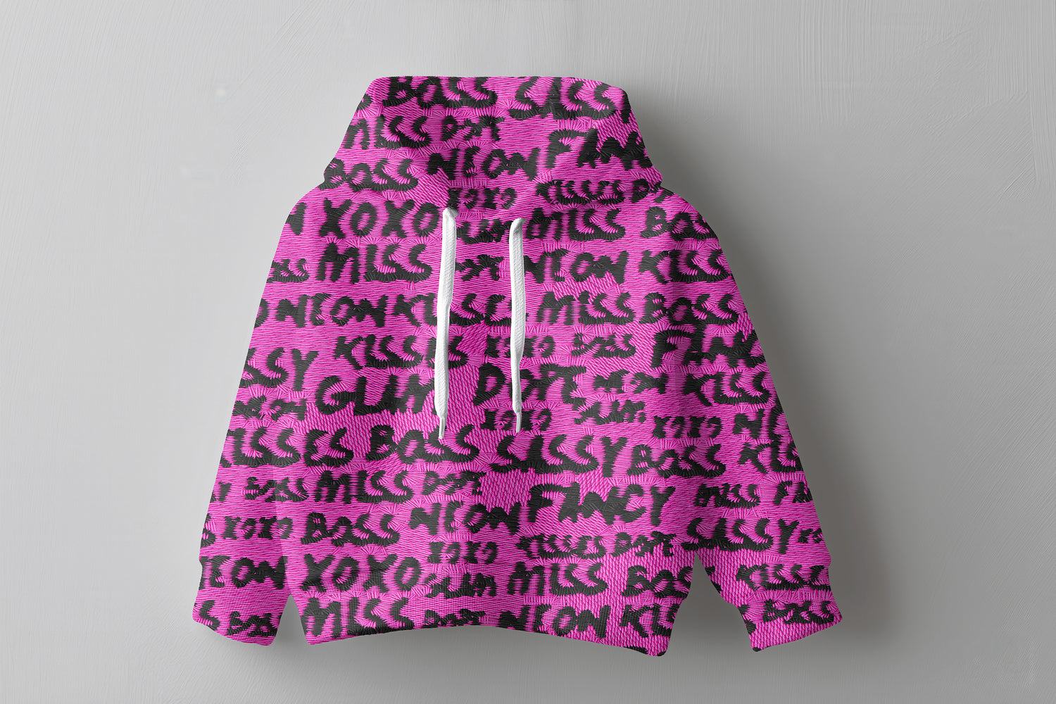 Mini Boss Embroidery Effect Sweater