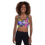 Pop Art Emoji Sports Bra - neonkissesinc.com