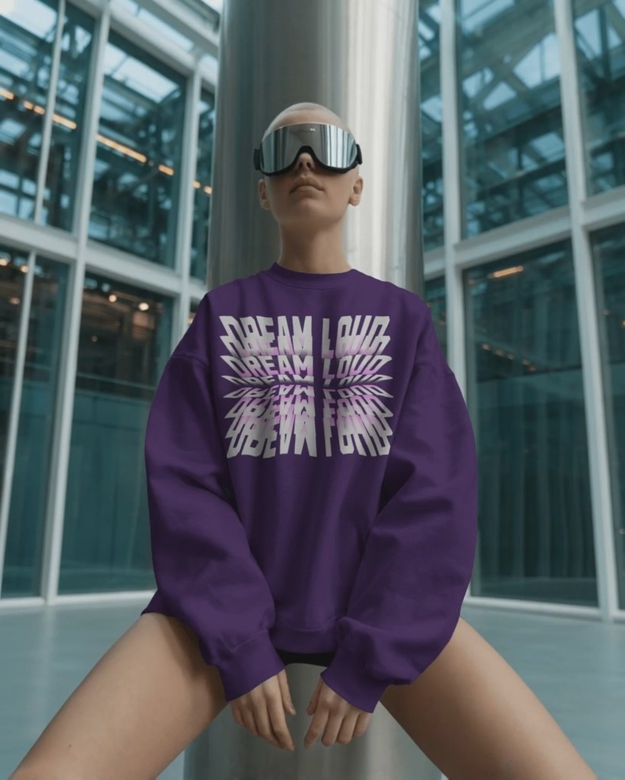 Dream Loud Flip-Effect Crewneck