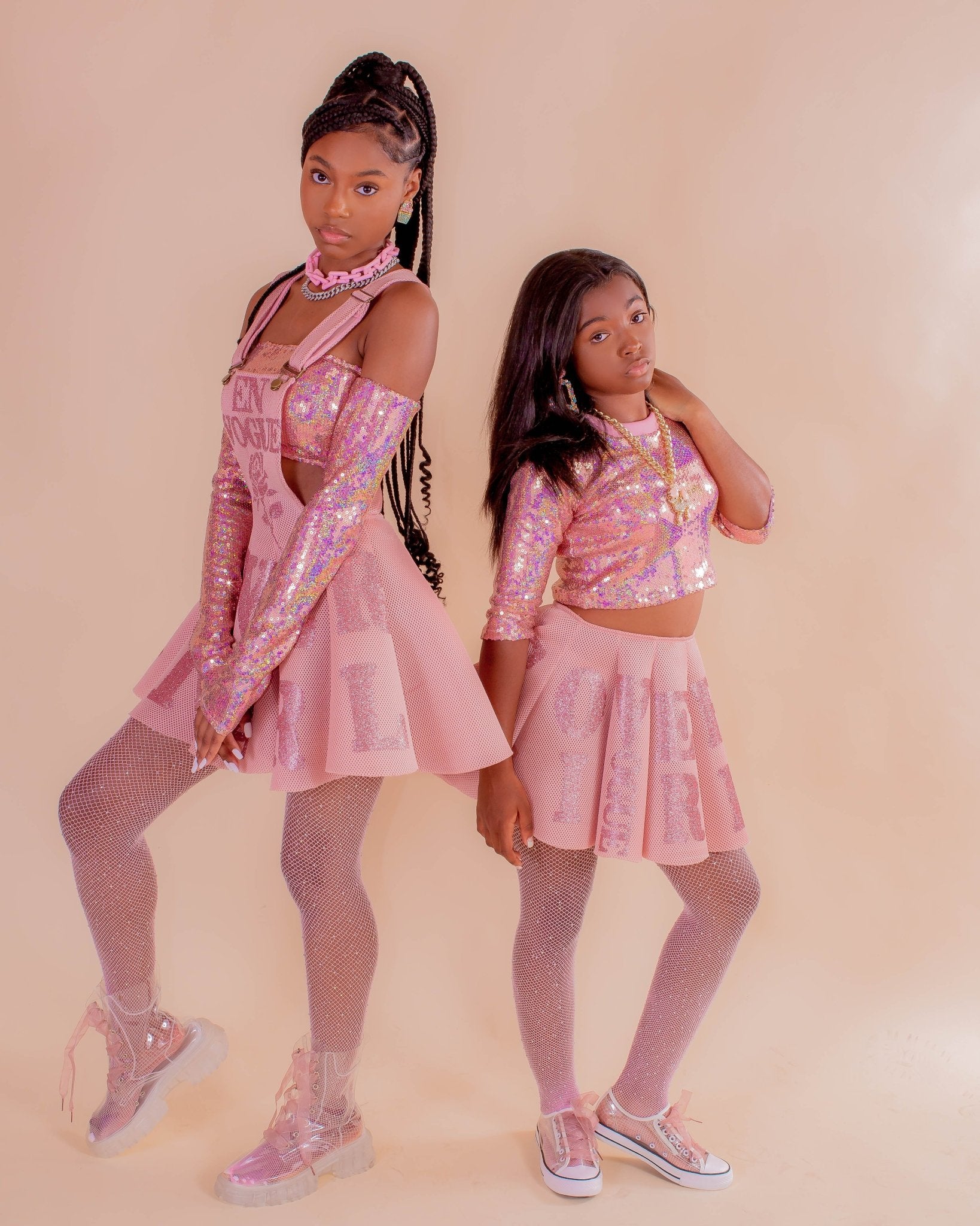 pink jumper dress outfit Pink Sweater Dress with Over The Knee Boots Outfits (4 ideas & outfits)