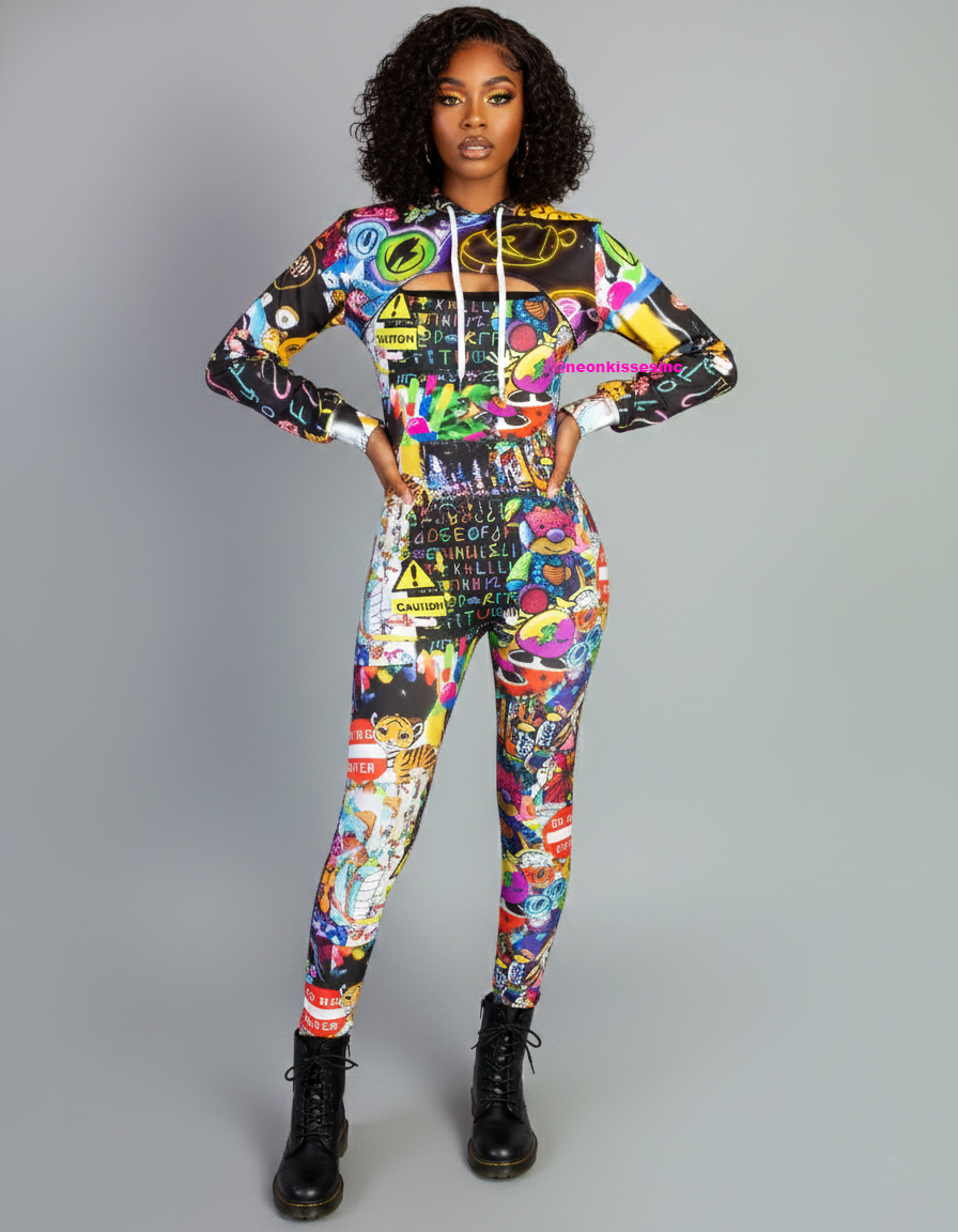 Safari Unitard & Hoodie