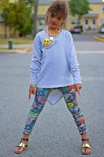 Sequin Cartoon Leggings - neonkissesinc.com