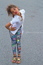 Sequin Cartoon Leggings - neonkissesinc.com