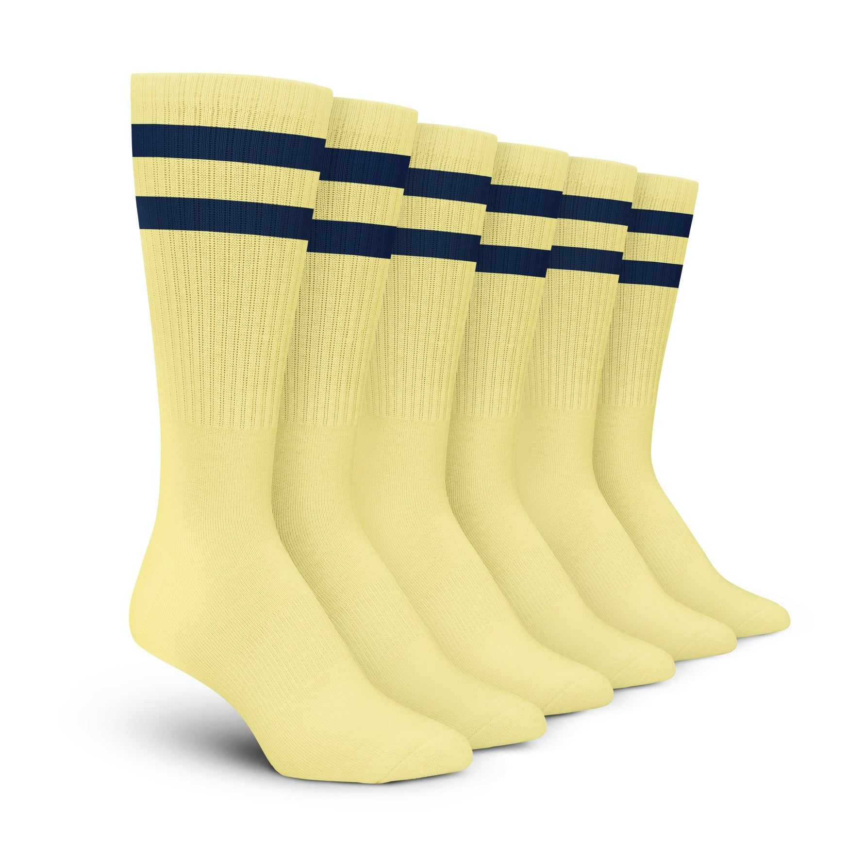 Stripe Crew Socks - 3 Pack - neonkissesinc.com