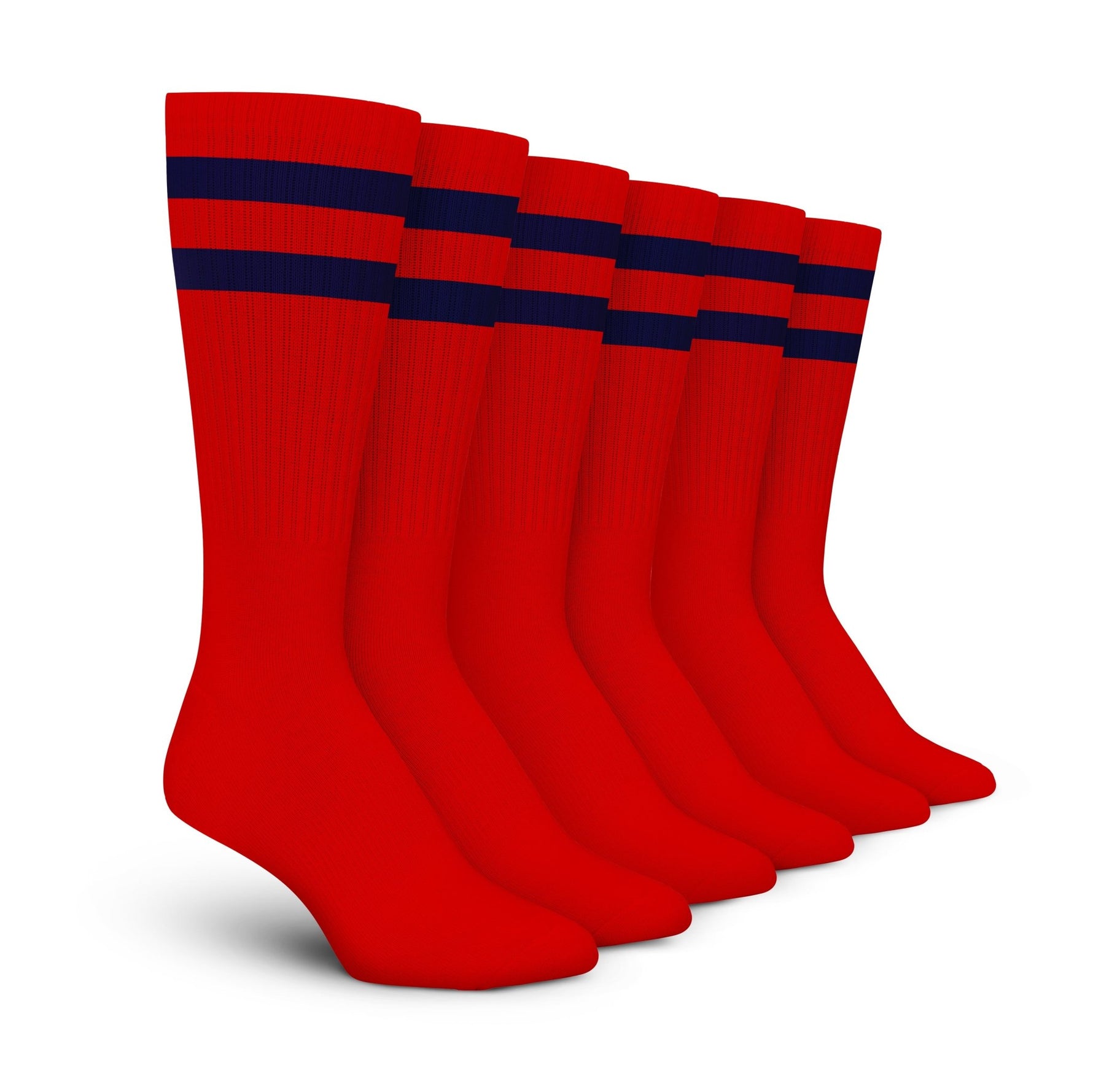 Stripe Crew Socks - 3 Pack - neonkissesinc.com