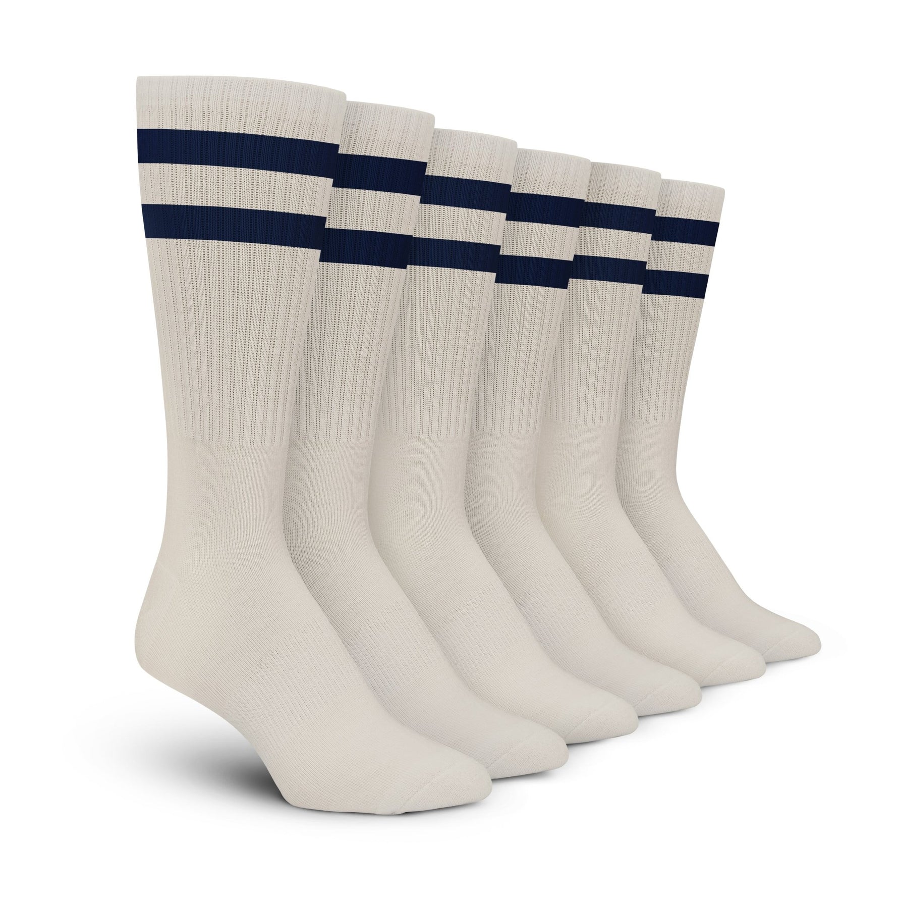 Stripe Crew Socks - 3 Pack - neonkissesinc.com