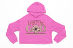 Trusting God Crop Hoodie - neonkissesinc.com