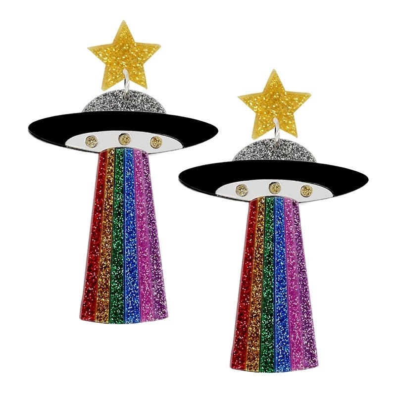 UFO Earrings - neonkissesinc.com