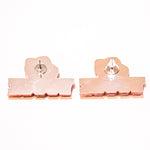 Vogue Rose Gold Earrings - neonkissesinc.com