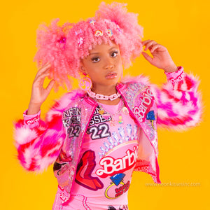 Team Barbie Sequin Bomber